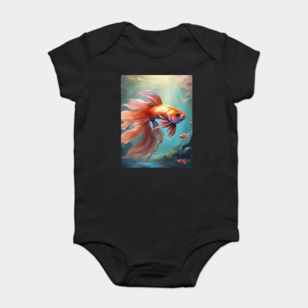 Masters of the Deep Baby Bodysuit by animegirlnft